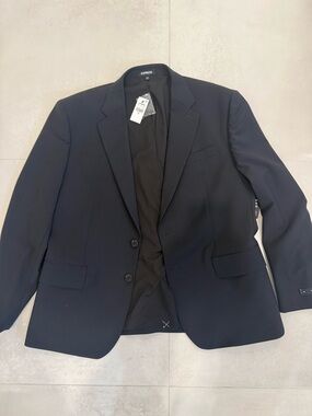 Express black Single-Breasted Mens Blazer